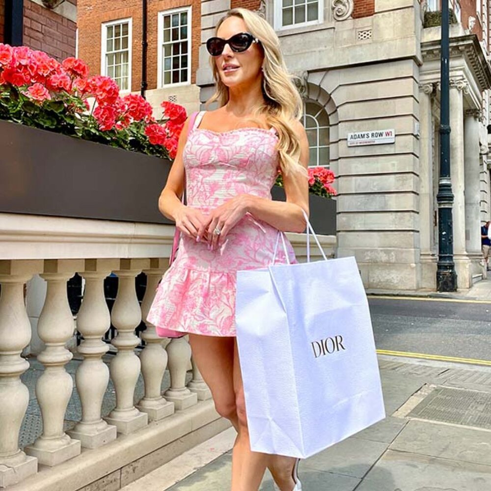 Amanda Uprichard Pink Floral Romper
